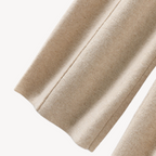Pantaloni donna in maglia ampi con coulisse