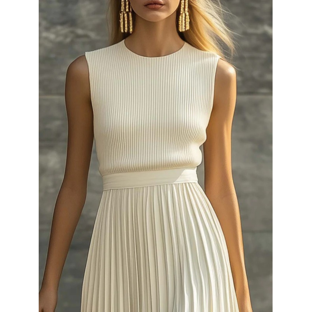 Rosalia | Completo Donna Crema con Gonna e Blusa