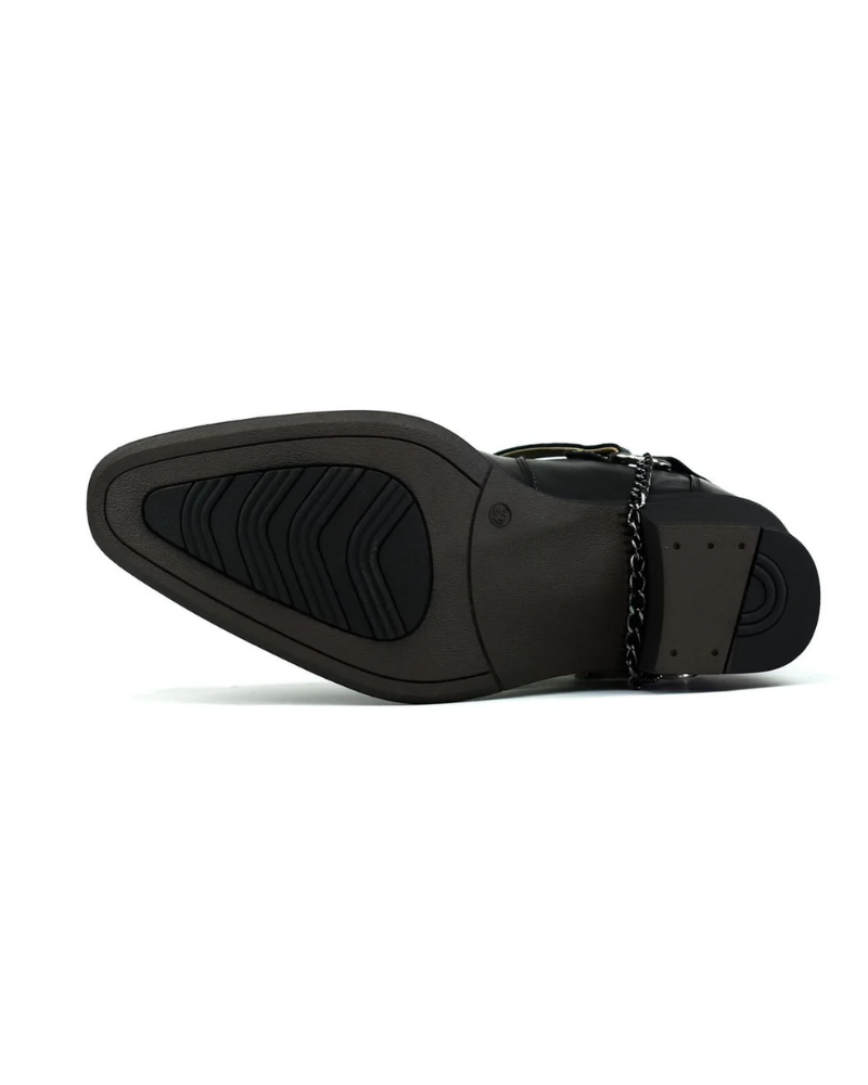 Stivali cowboy uomo con cuciture western