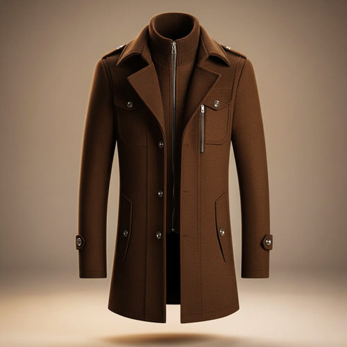 Alessandro | Cappotto Uomo Classico in Lana
