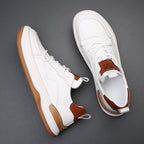 Sneaker uomo con suola alta e linguetta imbottita