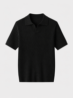 Polo uomo in maglia con maniche corte