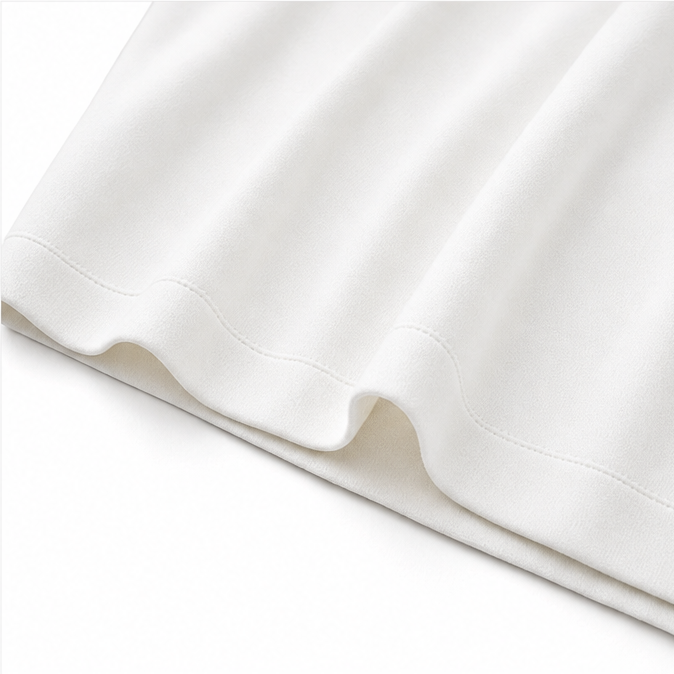 Abito midi donna con maniche in perle