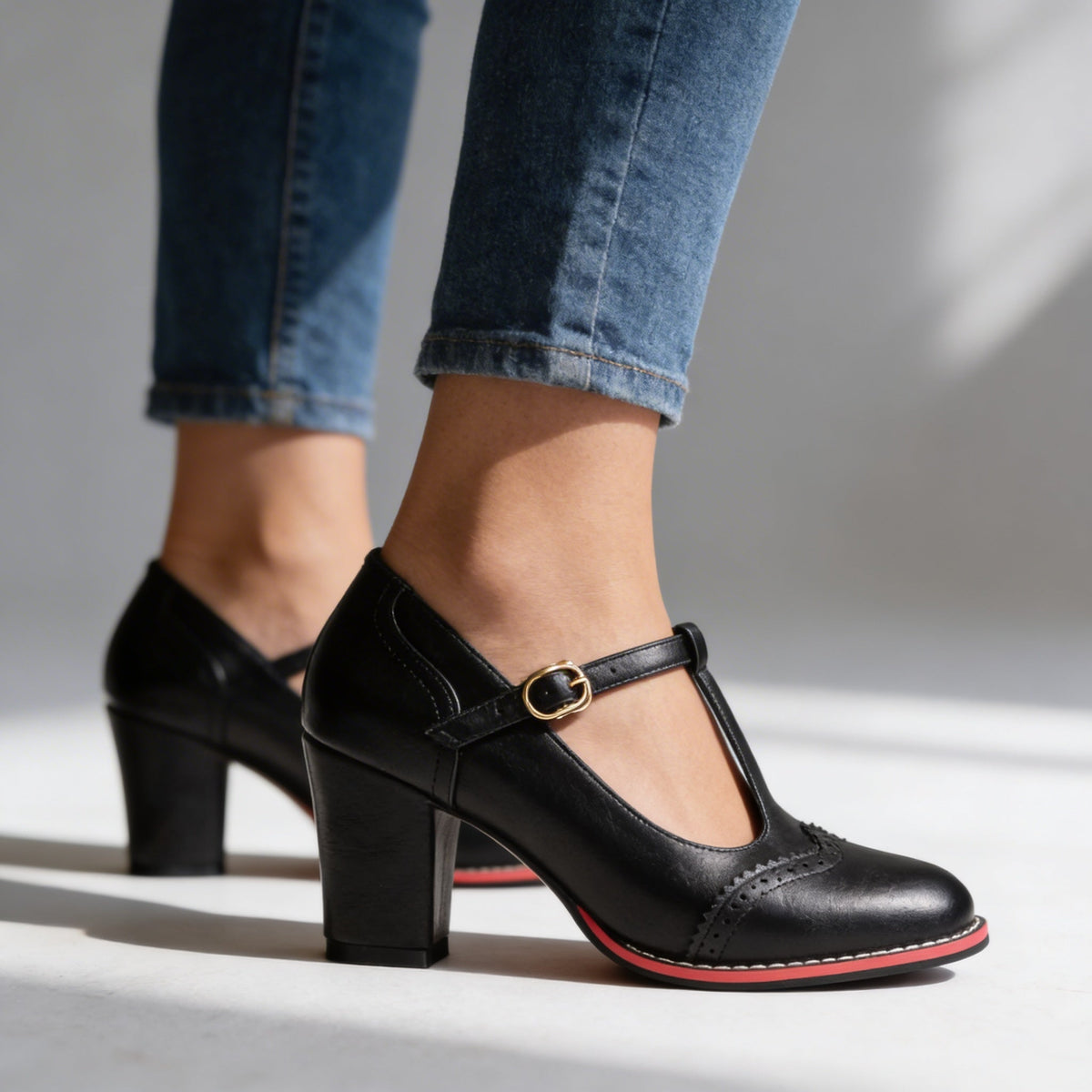 Livia | Mocassini Donna Brogue con Cinturino