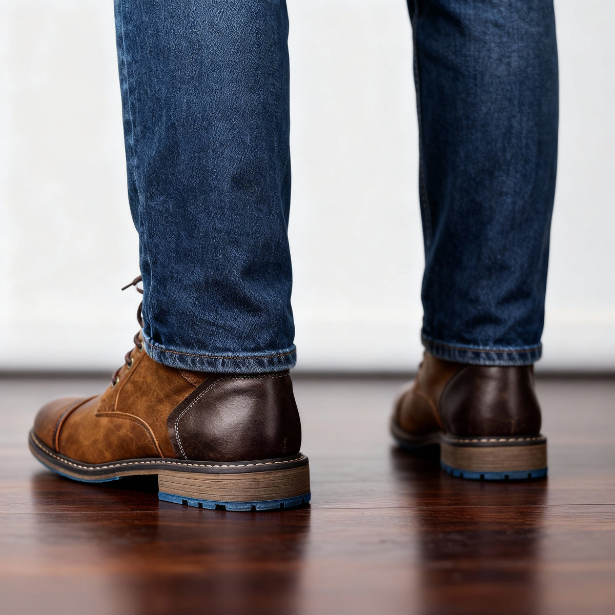Enzo | Stivali Uomo Stringati Vintage