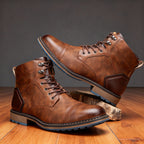 Enzo | Stivali Uomo Stringati Vintage