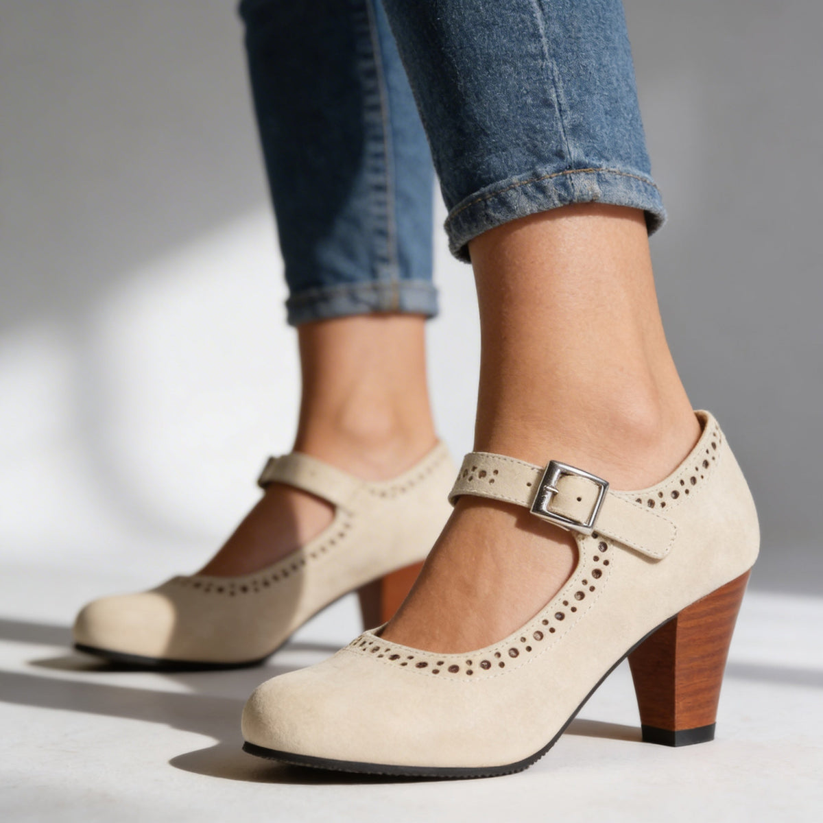 Gemma | Mocassini Donna Brogue con Fibbia