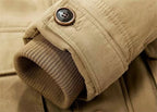 Giacca invernale uomo con cappuccio staccabile
