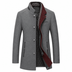 Pea coat uomo in misto lana