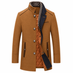 Pea coat uomo in misto lana