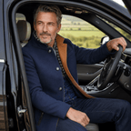 Pea coat uomo in misto lana