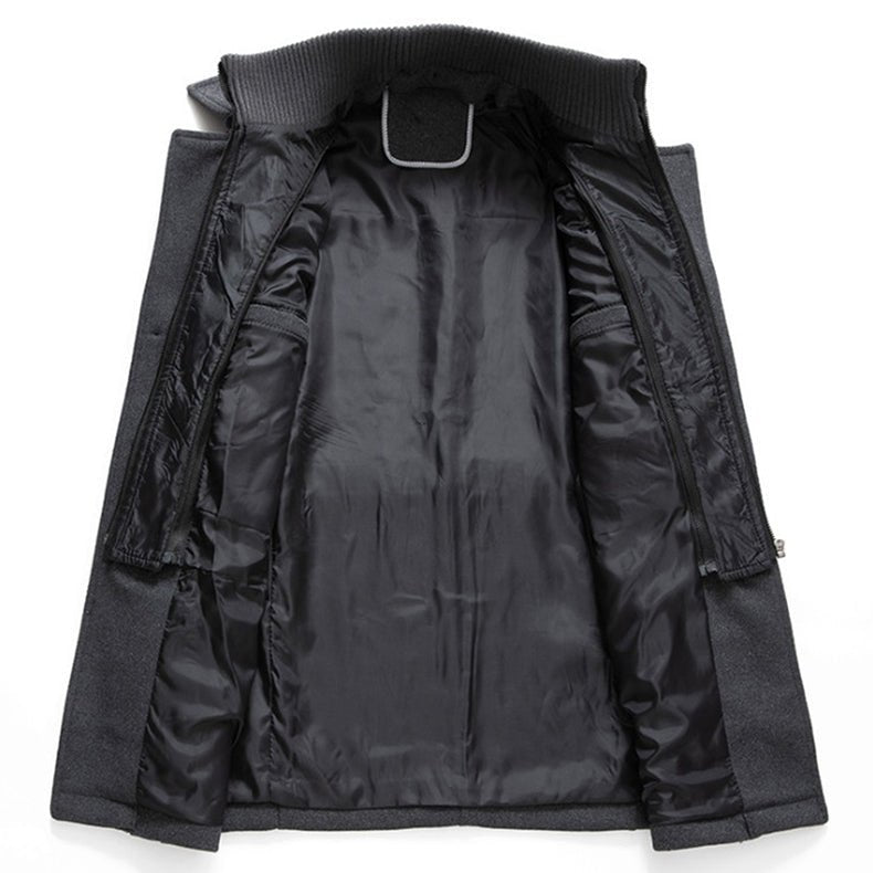 Cappotto uomo 2 in 1 con giacca interna
