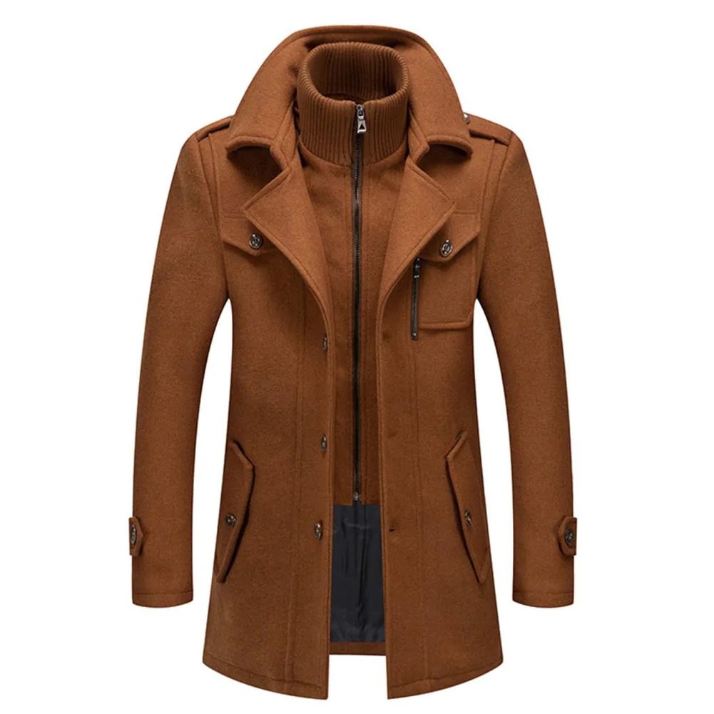 Cappotto uomo 2 in 1 con giacca interna