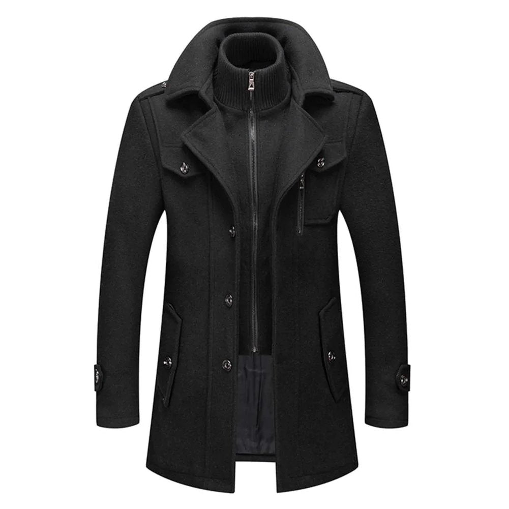 Cappotto uomo 2 in 1 con giacca interna