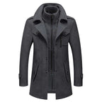 Cappotto uomo 2 in 1 con giacca interna