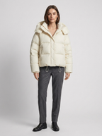 Giacca trapuntata donna oversize con cappuccio