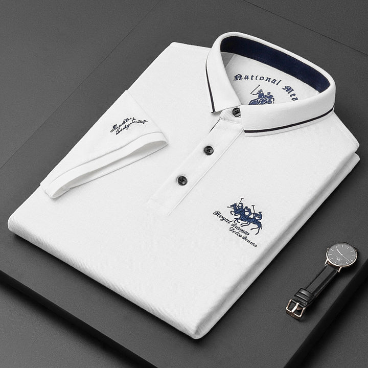 Polo uomo classico con maniche corte