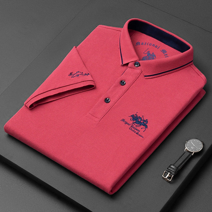 Polo uomo classico con maniche corte