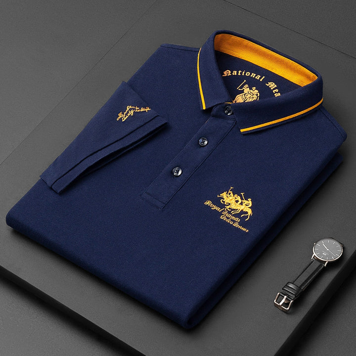 Polo uomo classico con maniche corte