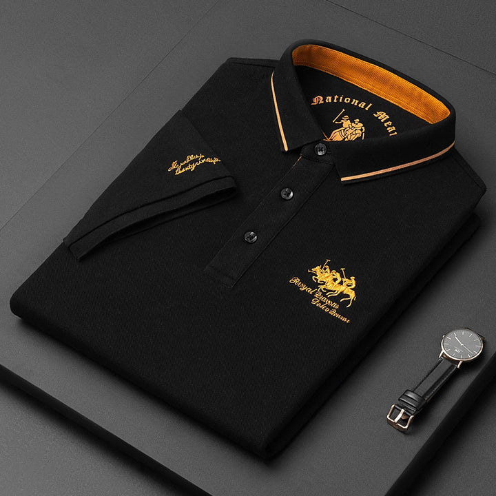 Polo uomo classico con maniche corte