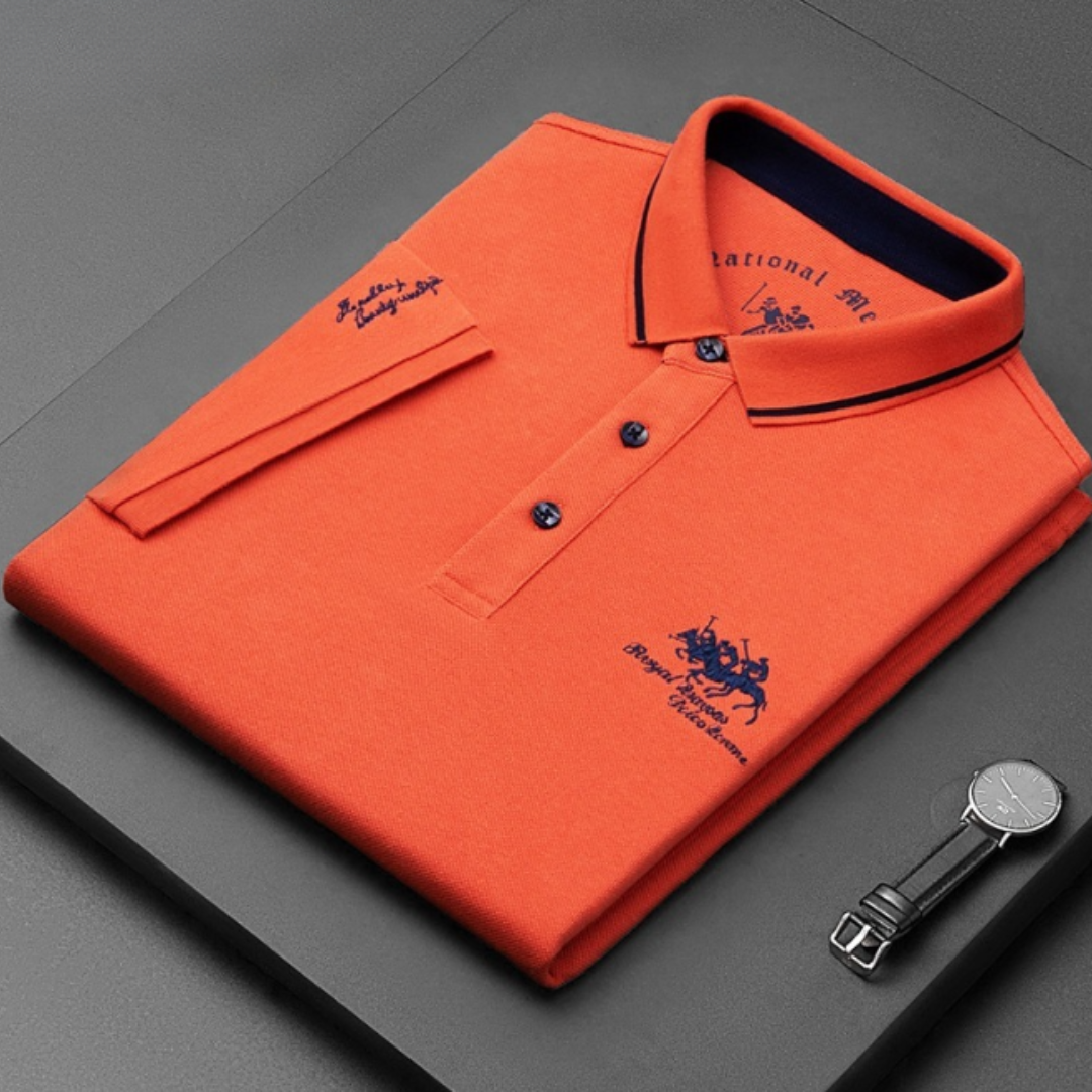 Polo uomo classico con maniche corte