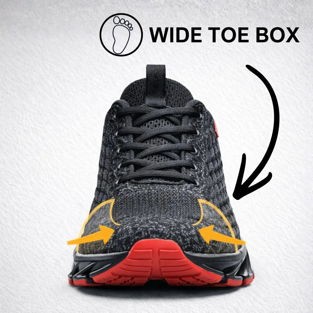 Sneaker uomo con suola segmentata