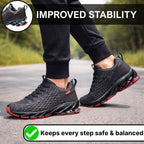 Sneaker uomo con suola segmentata