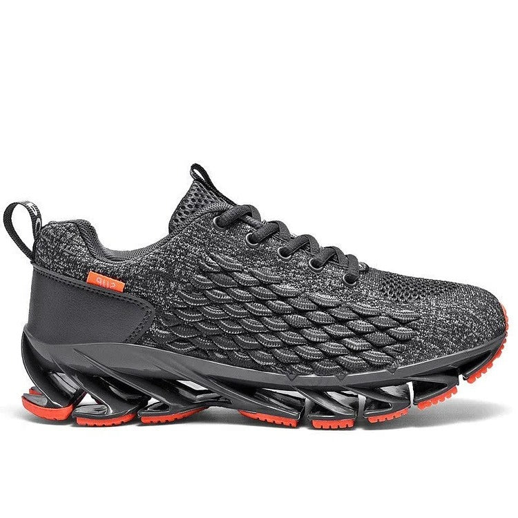 Sneaker uomo con suola segmentata