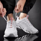 Sneaker uomo con suola segmentata