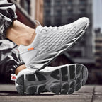 Sneaker uomo con suola segmentata