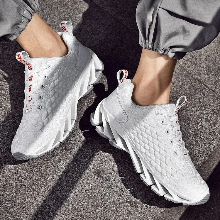 Sneaker uomo con suola segmentata