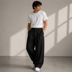 Federico | Pantaloni Uomo Wide Leg Casual Moderni