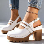 Agata | Décolleté Slingback Donna con Cinturini e Tacco Alto
