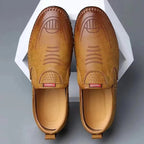 Mocassini uomo in pelle senza lacci