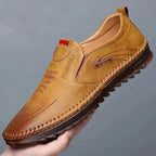Mocassini uomo in pelle senza lacci