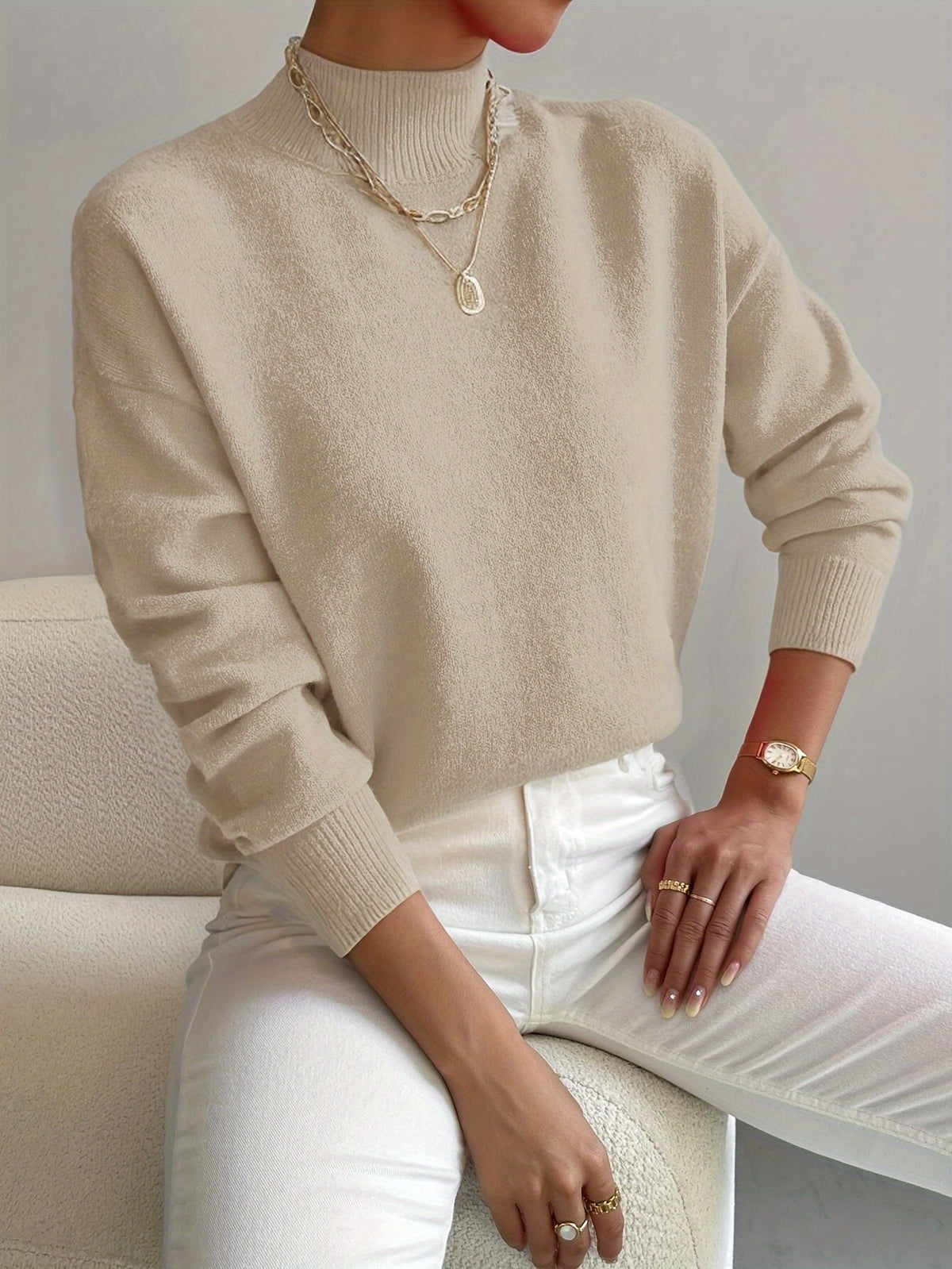Maglione dolcevita da donna