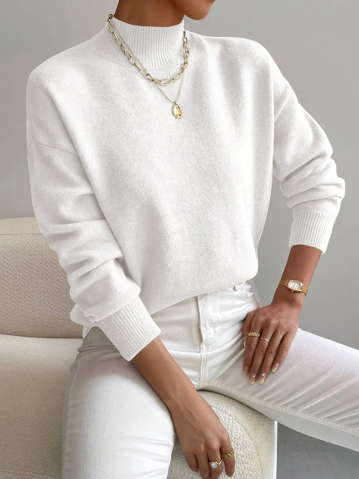 Maglione dolcevita da donna