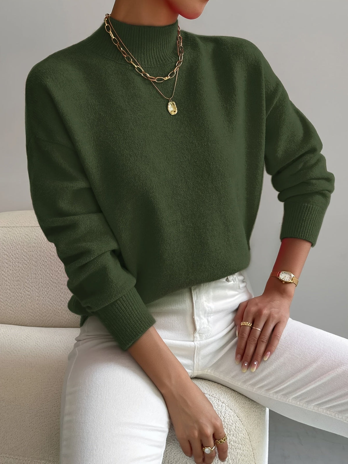 Maglione dolcevita da donna