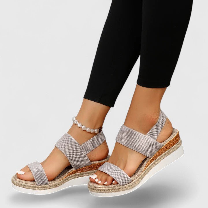 Mirella | Sandali Donna con Fasce Elastiche