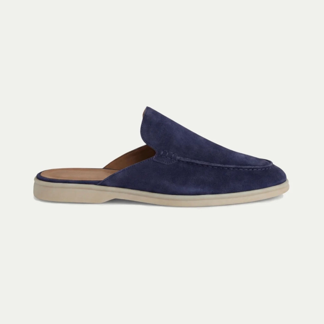 Mules uomo con tallone aperto