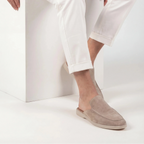 Mules uomo con tallone aperto