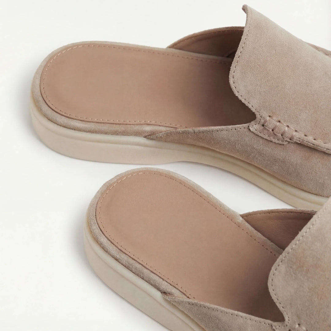 Mules uomo con tallone aperto