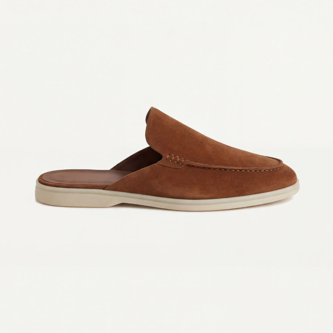 Mules uomo con tallone aperto