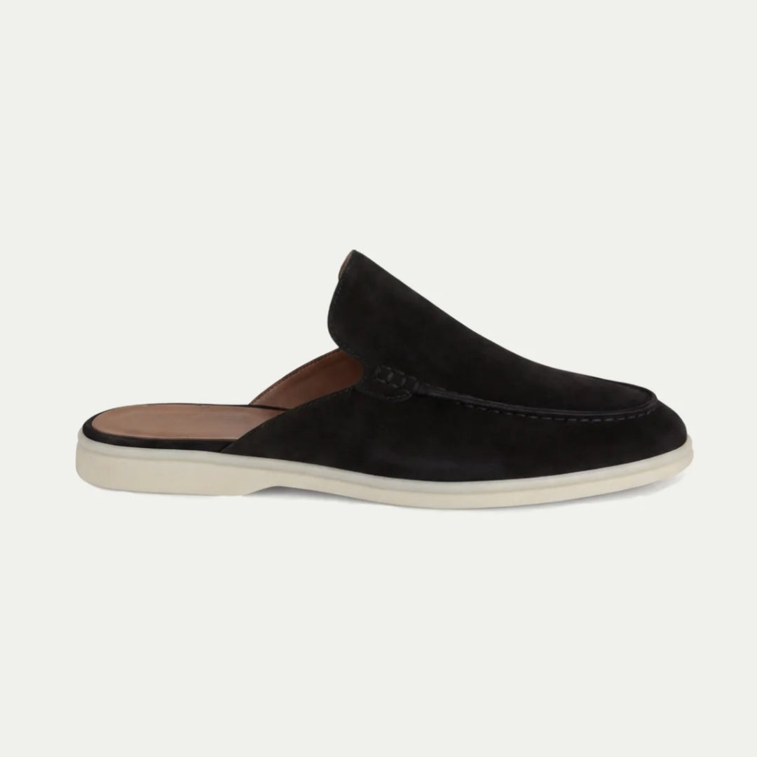Mules uomo con tallone aperto