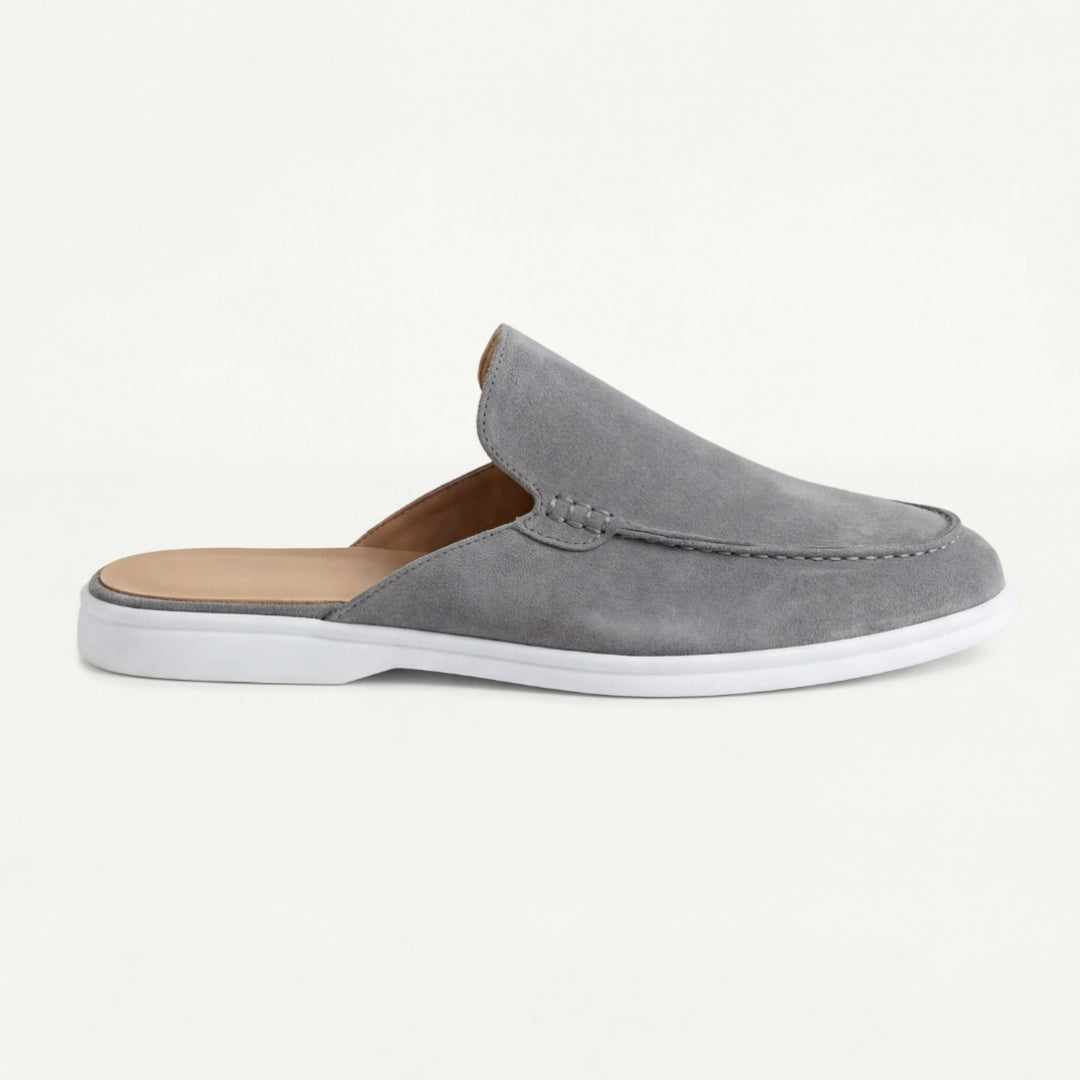 Mules uomo con tallone aperto