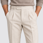 Pantaloni da abito uomo con regolatori laterali