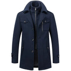 Cappotto uomo 2 in 1 con giacca interna