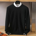 Maglione uomo girocollo a maglia fine