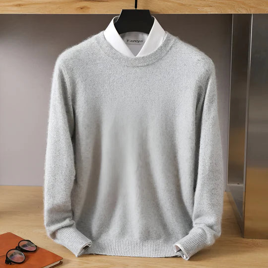Maglione uomo girocollo a maglia fine