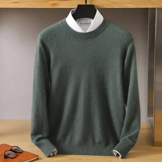 Maglione uomo girocollo a maglia fine
